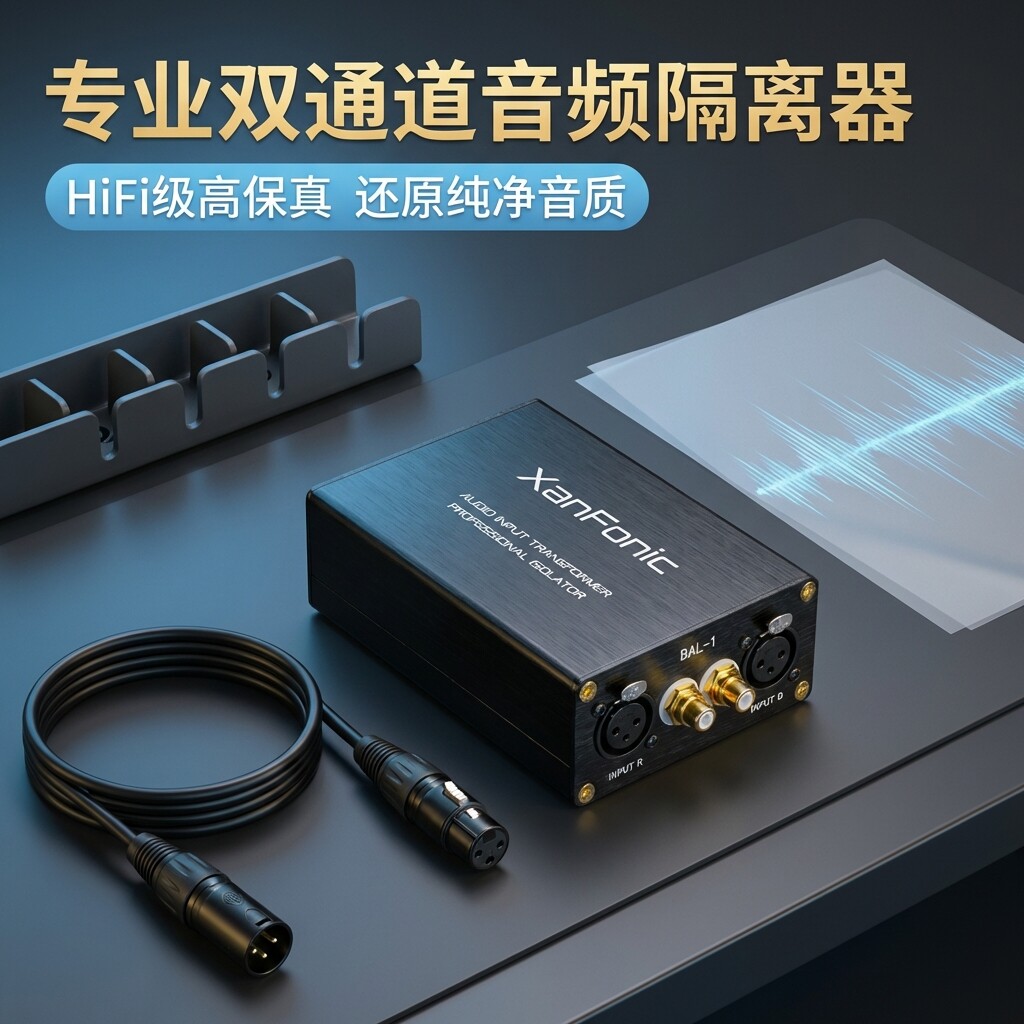 Audio Music Isolator - Transformador Isolador de Áudio Passivo para