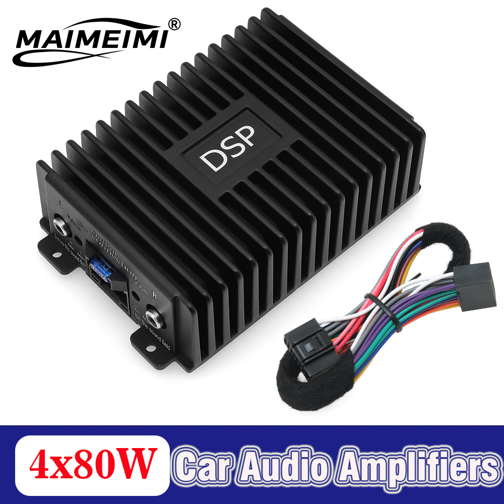 Audio Music Equalizer - Carro dsp 4 canais amplificador de