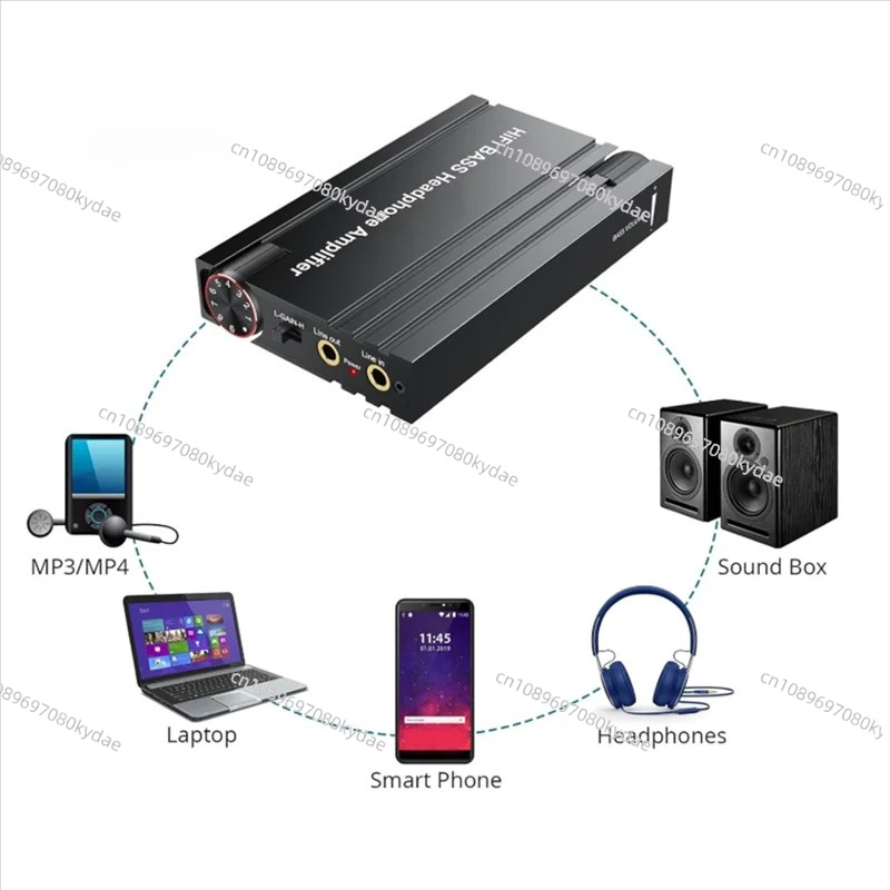 Audio Music Player Pc - Amplificador de Áudio A32T-BT 5.0 3.5mm