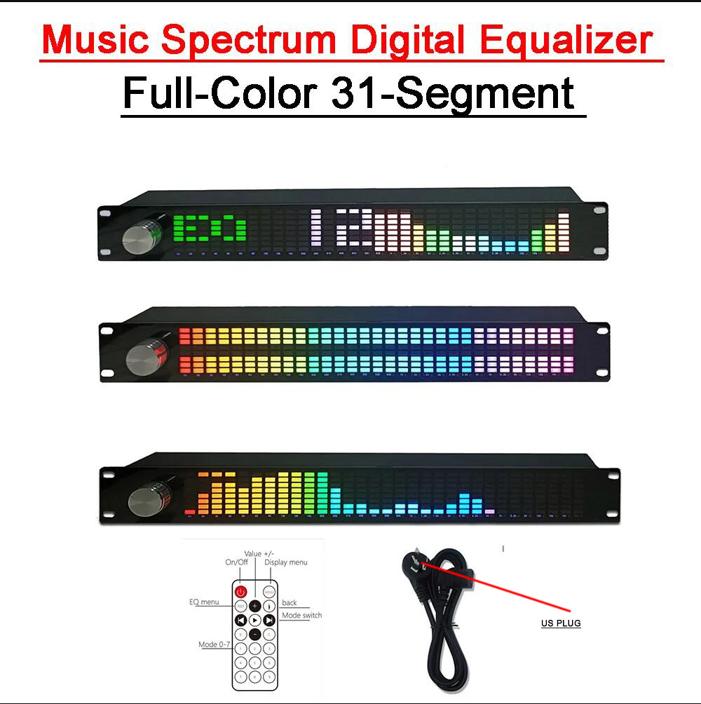 Audio Music Equalizer - Música Spectrum Equalizador Digital, Pickup Display,