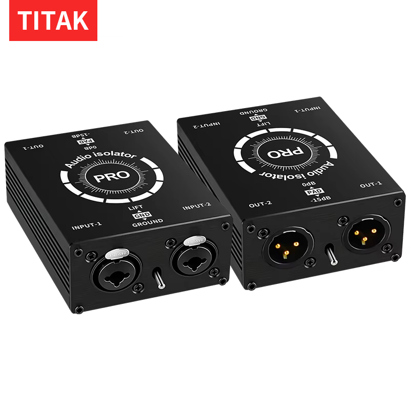 Audio Music Isolator - Isolador de Áudio Profissional XLR 2