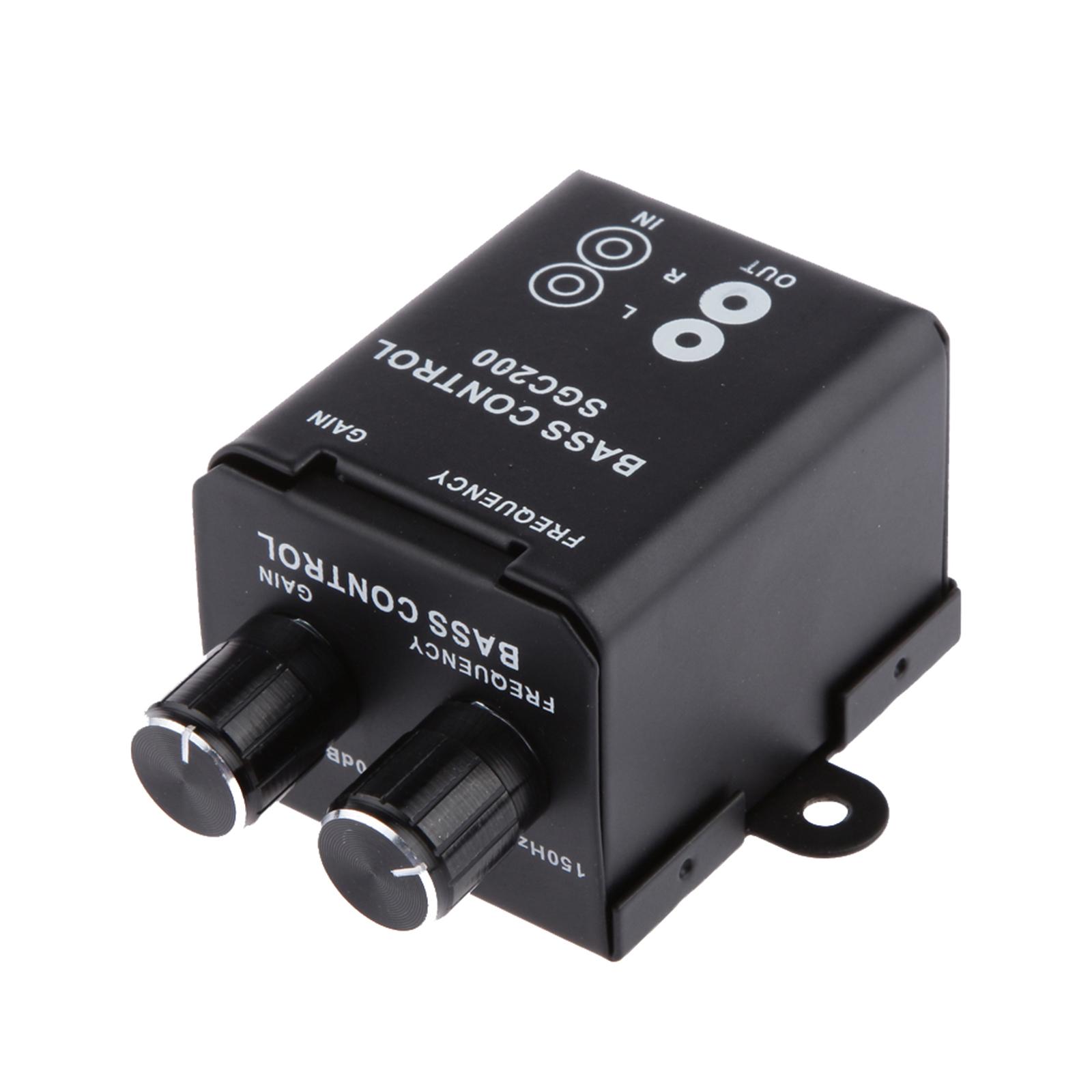 Audio Music Equalizer - Subwoofer Bass Remote Volume Control Knob,