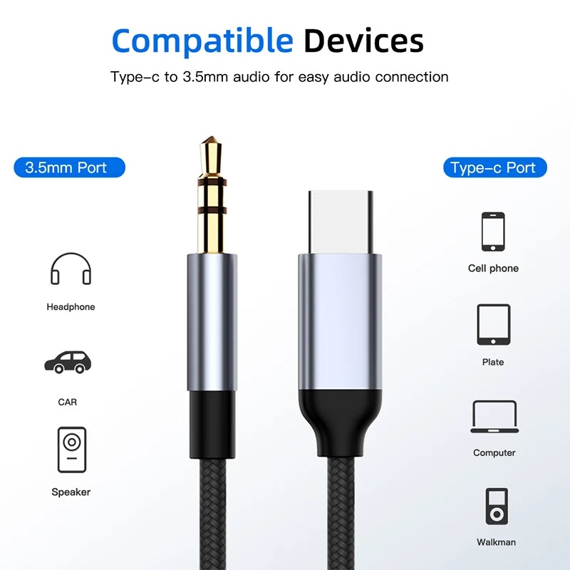 Audio Music Isolator - Adaptador de Áudio USB C para