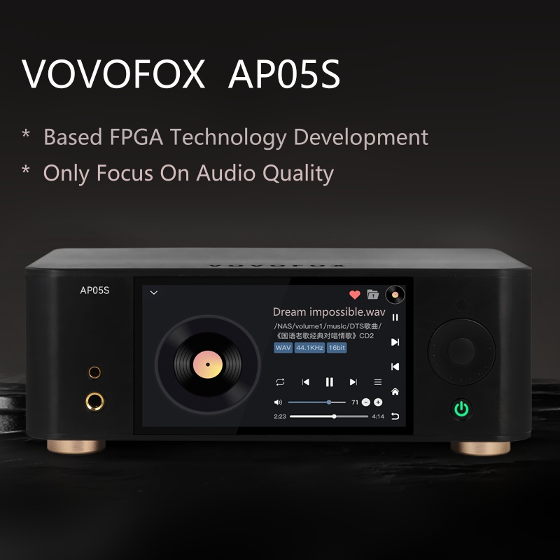 Audio Music Mp3 Free - VOVOFOX-HiFi AP05S Reprodutor de Música Sem