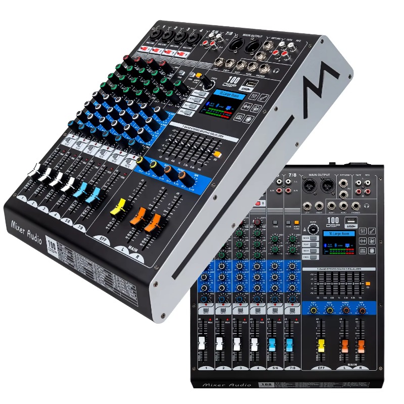 Audio Music Mixer - Mixer de Áudio GAX-HLM80 Verde com