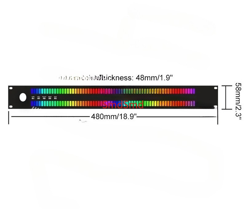 Audio Music Visualizer Free - Display de Espectro Musical LED de
