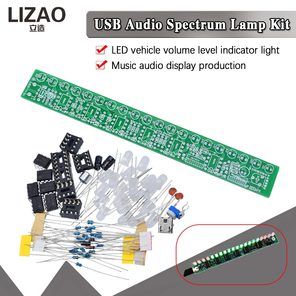 Kit DIY de Lâmpada de Espectro - Audio Music Visualizer Free avaliação e preço