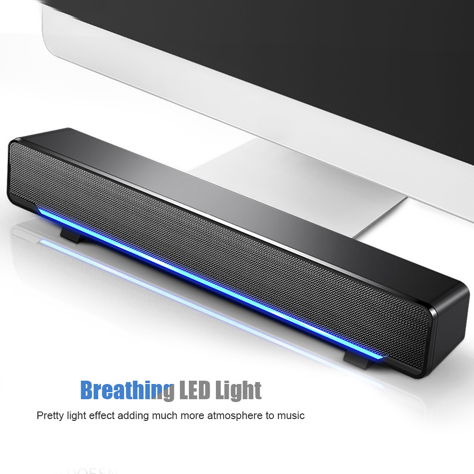 Barra de som portátil usb com  - Audio Music Player Pc avaliação e preço
