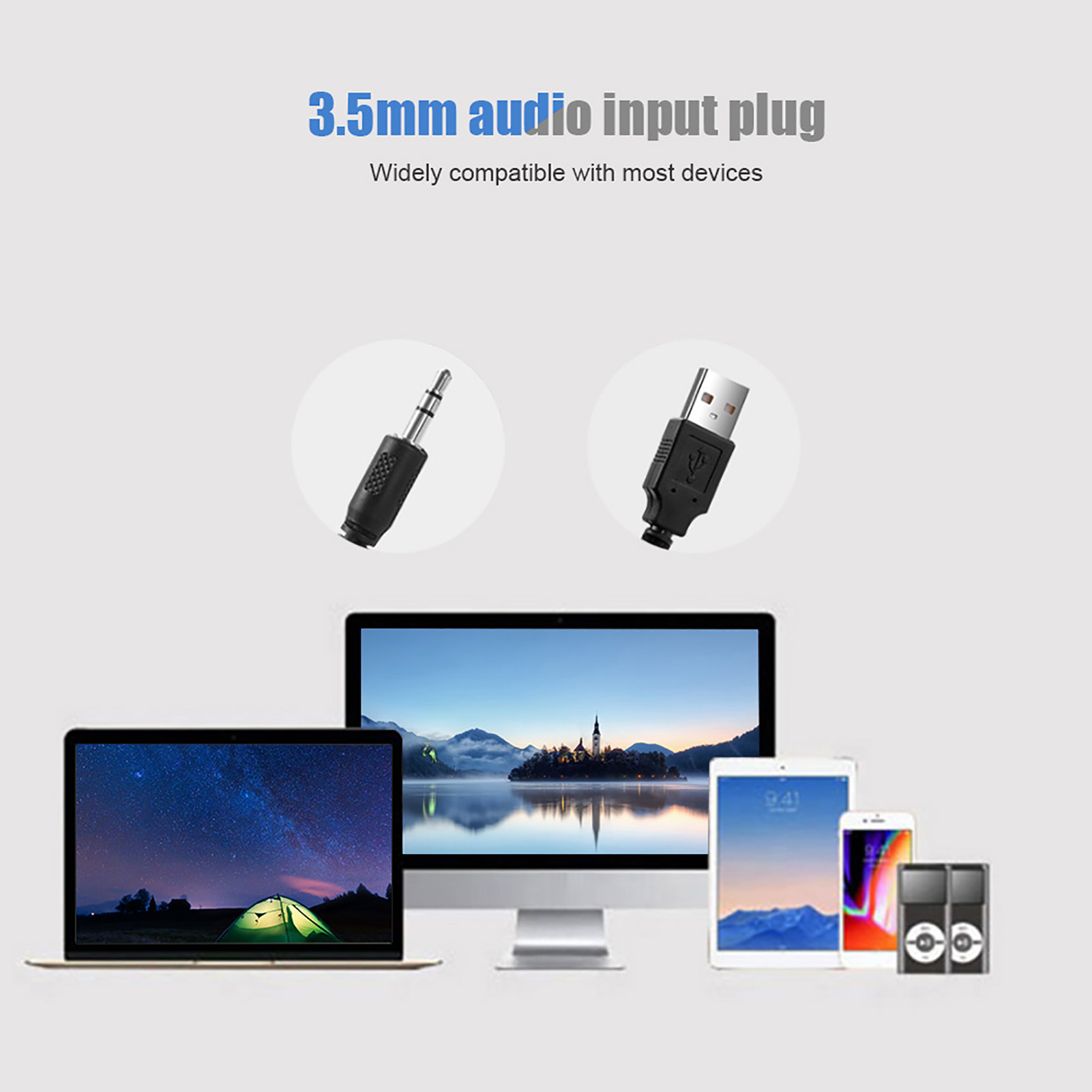 Barra de som portátil usb com  - Audio Music Player Pc avaliação e preço