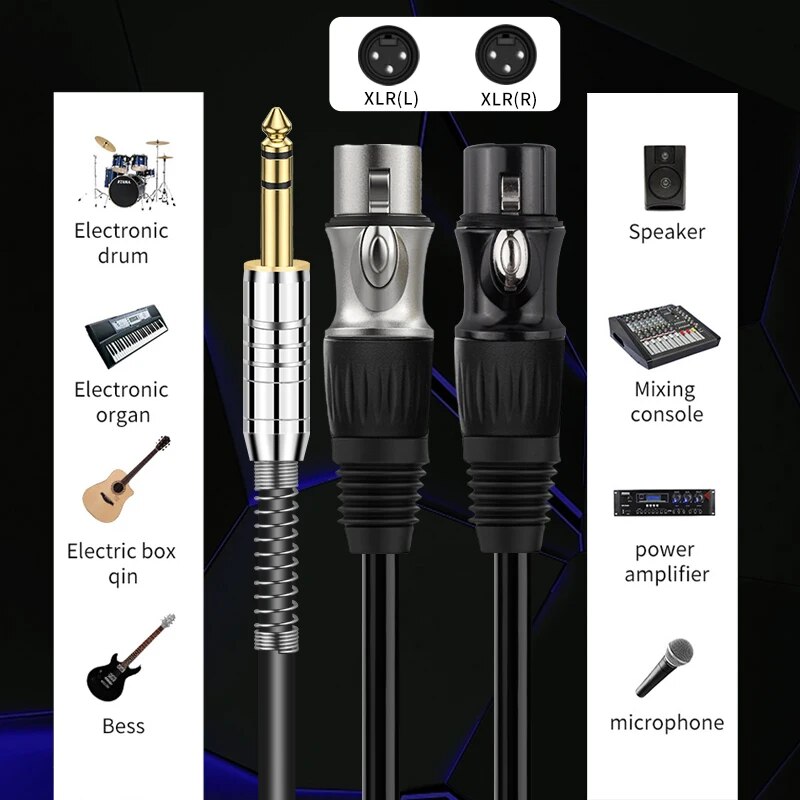 Cabo YYTCG-HiFi para Alto-fala - Audio Music Mixer avaliação e preço