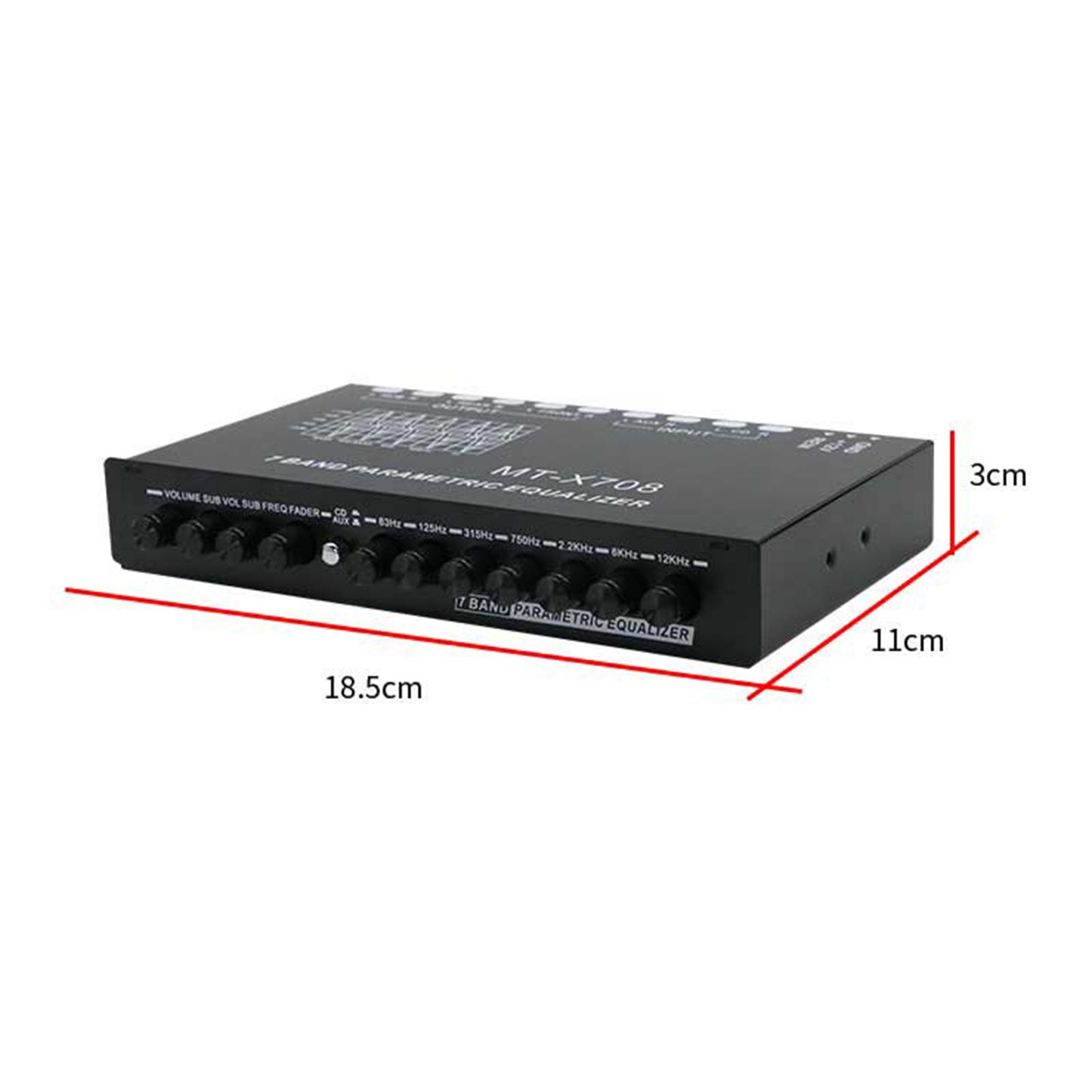 Equalizador de 7 Bandas DC 12V - Audio Music Equalizer avaliação e preço