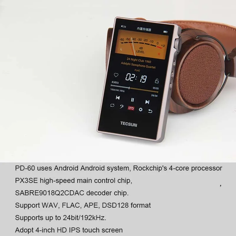 Tecsun PD-60 Tela sensível ao  - Audio Music Equalizer avaliação e preço