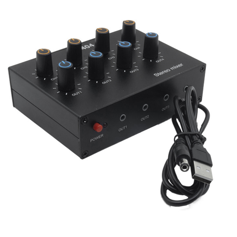 M07K-AU-404 som estéreo quatro - Audio Music Mixer avaliação e preço
