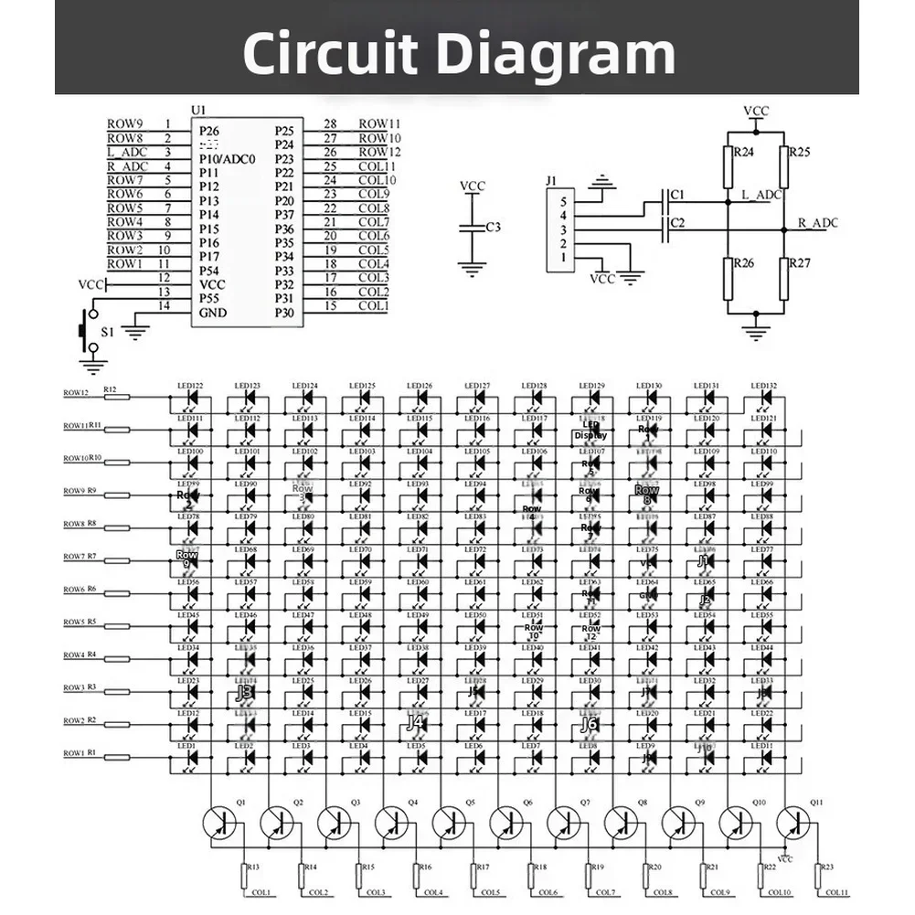 Diy led kit de exibição de esp - Audio Music Visualizer Free avaliação e preço