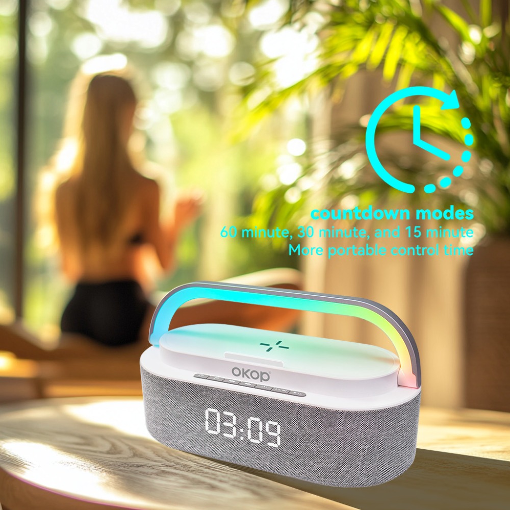 Alto-falantes Bluetooth OKOP,  - Audio Music Visualizer Free avaliação e preço