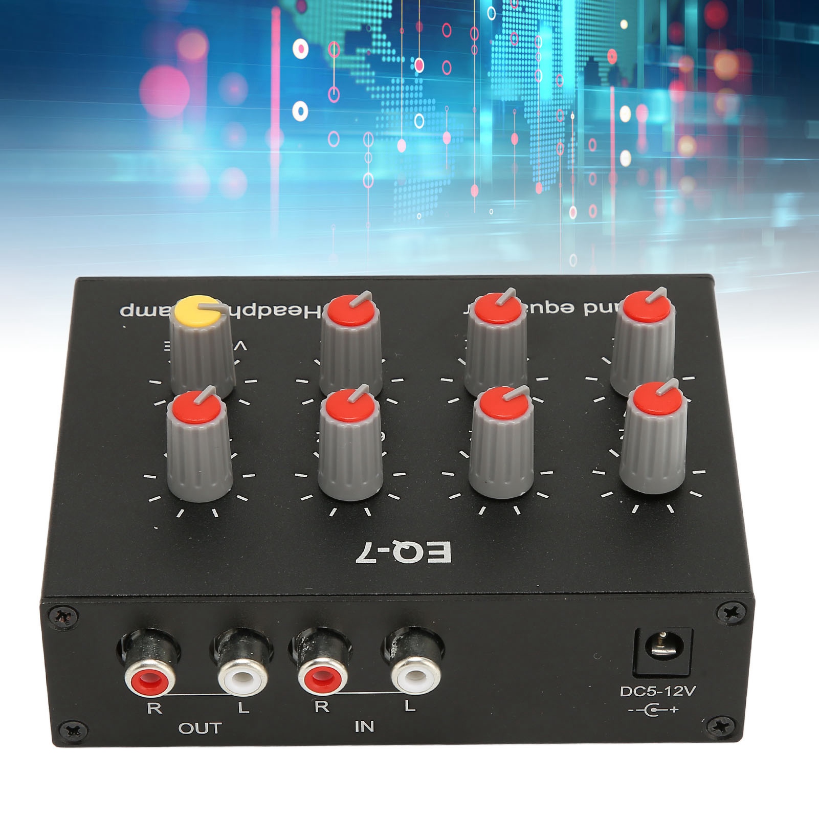 Equalizador de som de 7 bandas - Audio Music Equalizer avaliação e preço