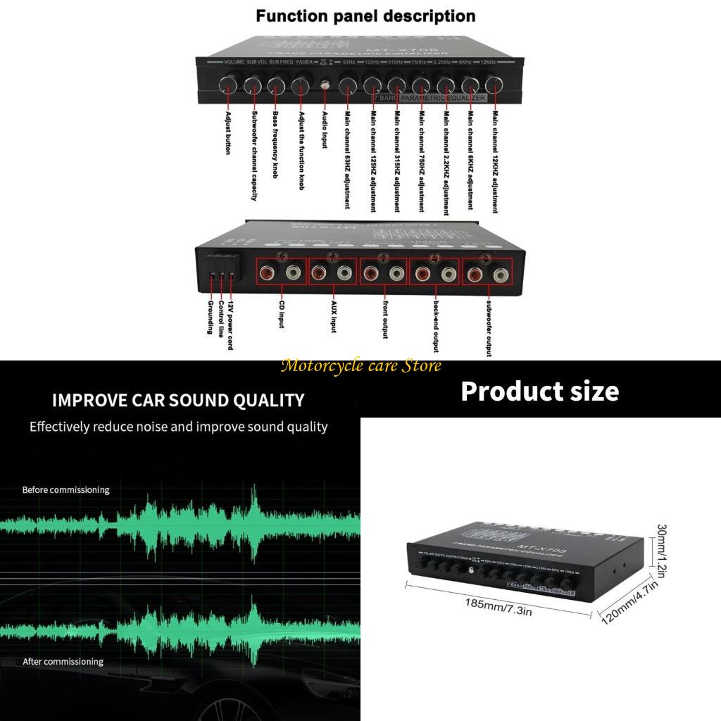 Equalizador de Carro Inovador  - Audio Music Equalizer avaliação e preço