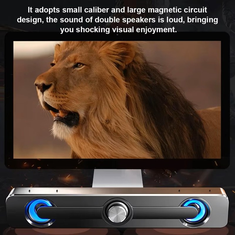 Caixa de Som com Fio, Soundbar - Audio Music Player Pc avaliação e preço