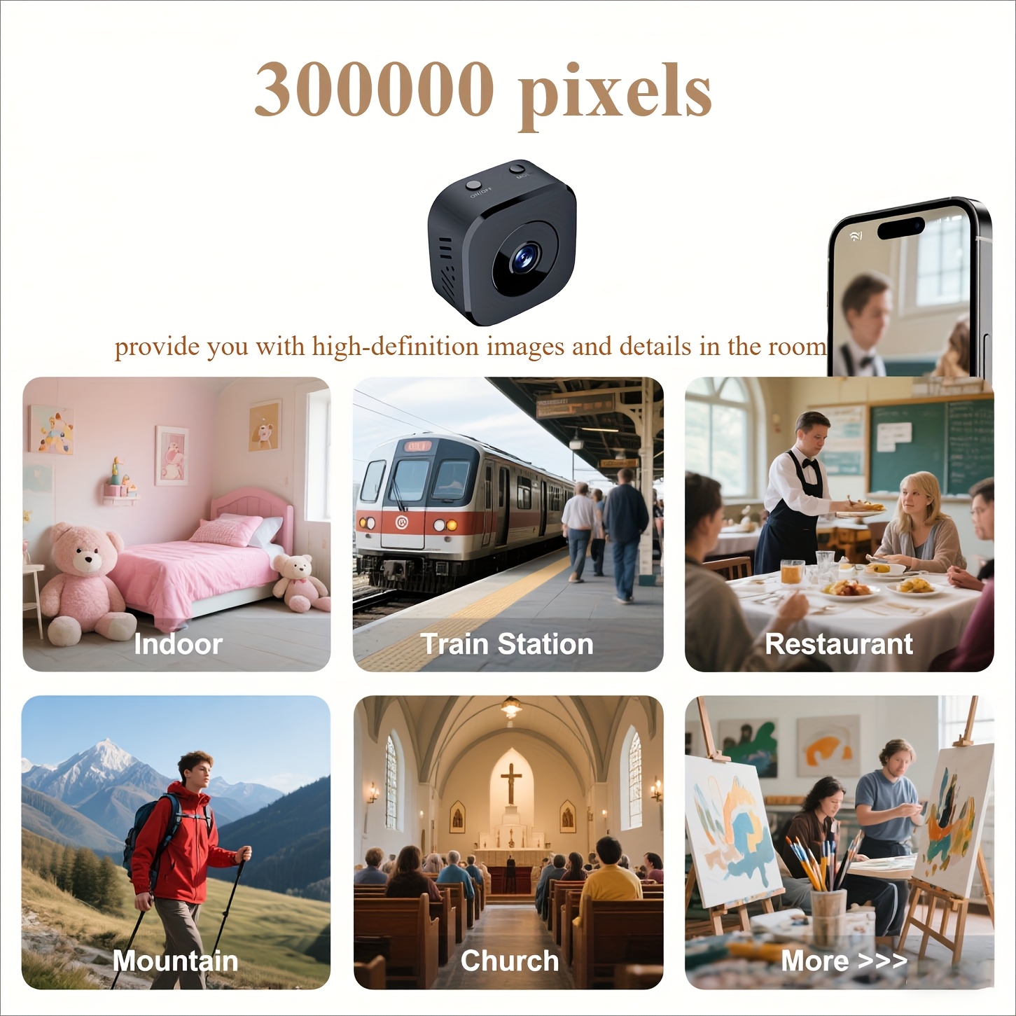 1080p hd mini câmera wi-fi seg - Audio Music Recording avaliação e preço