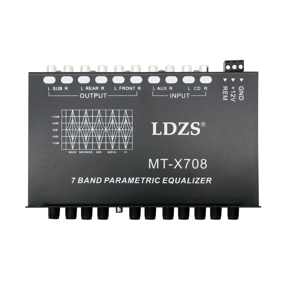 Profissional 7 Band Car Equali - Audio Music Equalizer avaliação e preço