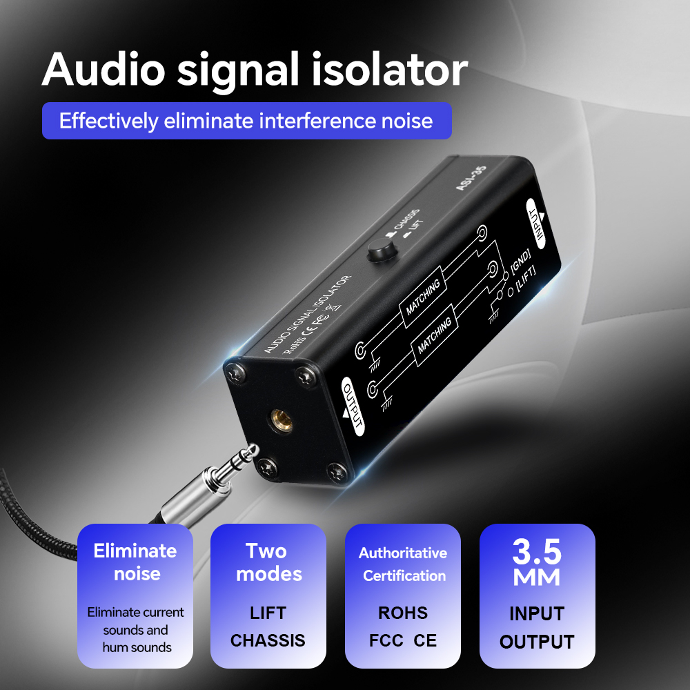Isolador de Loop de Terra Port - Audio Music Isolator avaliação e preço